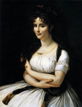 Репродукция картины "madame pasteur 1796" художника "грос энтони-джин"