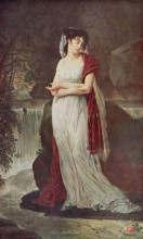 Копия картины "portrait of christine boyer" художника "грос энтони-джин"