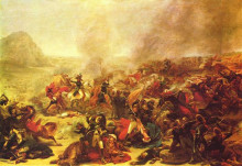 Картина "the battle of nazareth 1801" художника "грос энтони-джин"