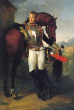 Репродукция картины "portrait of second lieutenant charles legrand" художника "грос энтони-джин"