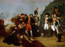 Репродукция картины "napoleon accepts the surrender of madrid, 4 december 1808" художника "грос энтони-джин"