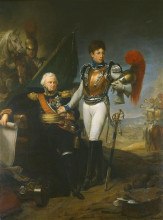 Картина "general baston de lariboisi&#232;re and his son ferdinand" художника "грос энтони-джин"