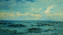 Репродукция картины "mount&#39;s bay, early morning in the summer" художника "генри мур"