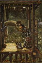 Картина "милостивый рыцарь" художника "бёрн-джонс эдвард"