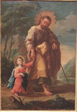 Картина "san jos&#233; y el ni&#241;o jes&#250;s" художника "лузиан джозэ"