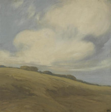 Картина "clouds over a california hillside" художника "мартинез хавьер"