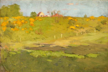 Копия картины "french landscape" художника "паули георг"