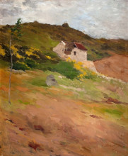 Копия картины "french landscape" художника "паули георг"