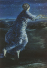 Картина "ночь" художника "бёрн-джонс эдвард"