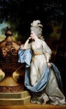Картина "susannah walker (1760–1831)" художника "рассэл джон"