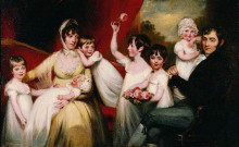 Картина "john lee (d.1809), and his family" художника "рассэл джон"