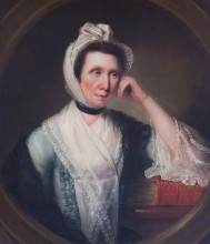 Картина "the right honourable selina, countess of huntingdon (1707–1791), foundress and benefactress" художника "рассэл джон"