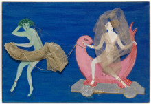 Картина "costume design (aphrodite on a dolphin...) for artist&#39;s ballet &quot;orph&#233;e of the quat-z-arts&quot;" художника "стеттхеймер флорин"