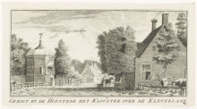 Репродукция картины "view of the hofstede &quot;the klooster&quot; from the kleverlaan." художника "ван норди корнелис"