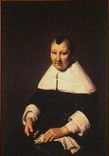 Картина "portrait of agatha van hoorn, wife of haarlem mayor cornelis guldewagen" художника "ван норди корнелис"