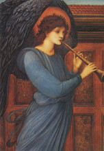 Картина "ангел" художника "бёрн-джонс эдвард"