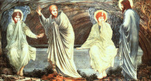 Репродукция картины "утро воскресения" художника "бёрн-джонс эдвард"