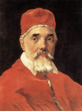 Копия картины "папа урбан viii" художника "бернини джан лоренцо"