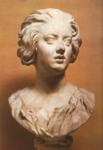 Репродукция картины "бюст констанца буонарелли" художника "бернини джан лоренцо"