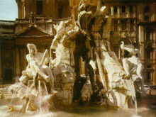 Копия картины "фонтан четырех рек" художника "бернини джан лоренцо"