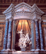 Копия картины "экстаз святой терезы" художника "бернини джан лоренцо"
