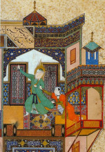 Копия картины "yusef and zuleykha (detail)" художника "бехзад кемаледдин"