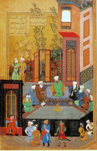 Копия картины "a miniature painting from the iskandarnama" художника "бехзад кемаледдин"