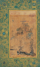 Копия картины "a line from moraqqa’-e golshan p.147" художника "бехзад кемаледдин"