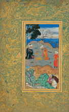 Репродукция картины "advice of the ascetic" художника "бехзад кемаледдин"