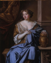 Репродукция картины "portrait of mary moll davis (fl.1663-1669)" художника "бил мэри"