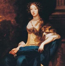 Копия картины "detail of margaret godolphin by maybe mary beale" художника "бил мэри"