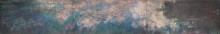 Репродукция картины "отражение облаков в пруду с водяными лилиями" художника "моне клод"