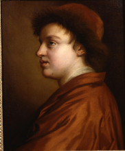 Репродукция картины "oil on canvas painting of charles beale by mary beale" художника "бил мэри"