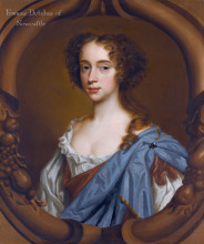 Репродукция картины "frances pierrepont, duchess of newcastle (1630-1695)" художника "бил мэри"