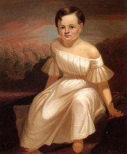 Репродукция картины "miss sallie ann camden" художника "бингем джордж калеб"