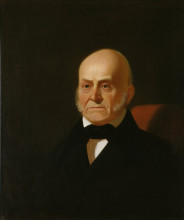 Репродукция картины "john quincy adams" художника "бингем джордж калеб"
