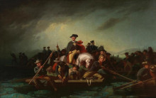 Картина "washington crossing the delaware" художника "бингем джордж калеб"