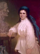 Копия картины "portrait of vinnie ream" художника "бингем джордж калеб"