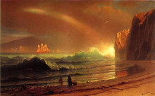 Копия картины "the golden gate" художника "бирштадт альберт"