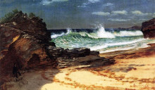 Копия картины "beach at nassau" художника "бирштадт альберт"
