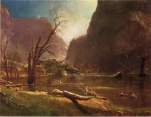 Репродукция картины "hatch hatchy valley, california" художника "бирштадт альберт"
