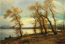 Копия картины "lake mary, california" художника "бирштадт альберт"