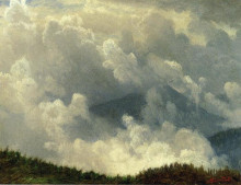 Копия картины "mountain mist" художника "бирштадт альберт"