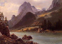 Копия картины "rocky mountain" художника "бирштадт альберт"