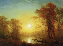 Картина "sunrise" художника "бирштадт альберт"