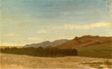 Репродукция картины "the plains near fort laramie" художника "бирштадт альберт"
