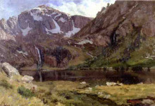 Картина "mountain lake" художника "бирштадт альберт"
