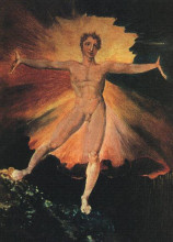 Репродукция картины "радостный день или танец альбиона" художника "блейк уильям"