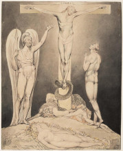 Картина "иллюстрации к поэме джона мильтона &quot;потерянный рай&quot;" художника "блейк уильям"