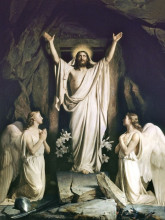 Репродукция картины "resurrection of christ" художника "блох карл"